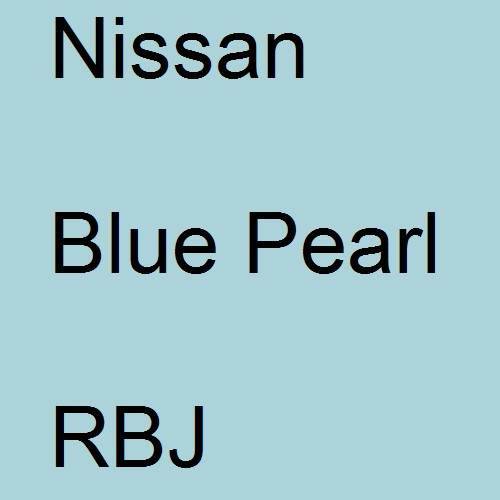 Nissan, Blue Pearl, RBJ.